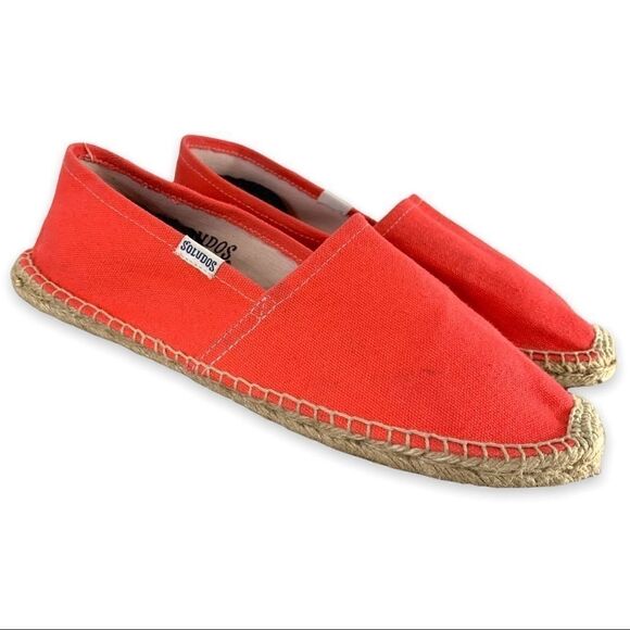 Soludos Neon Orange Espadrilles - Picture 3 of 8